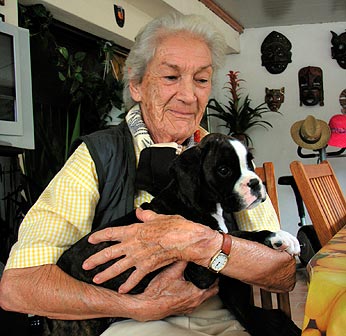Luciana Bonetti of the historic del David kennel