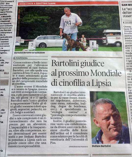Der Artikel in "Il Tirreno"