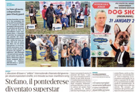 Stefano, il pontederese superstar in Pakistan