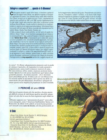Molossi, Juni-Juli 2004