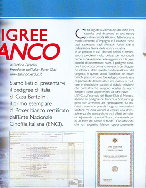 Romolo, Oktober 2006